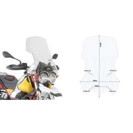 Givi D8203ST Cupolino Trasparente Per Moto Guzzi V85TT