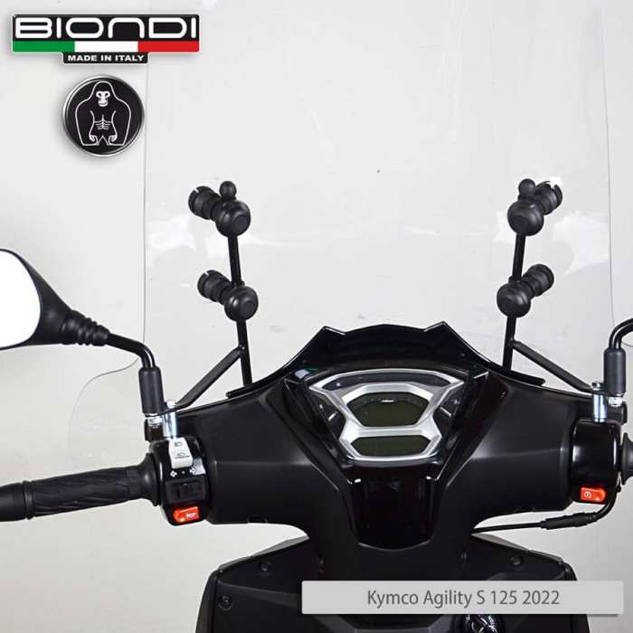 Biondi 8500483 Kit Attacchi Per Parabrezza Su Kymco Agility S 125 Dal 2022