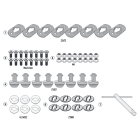 Kappa Moto 07RKITK Kit per trasformare i porta valigie laterali in telai a rimozione rapida