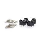 Puig 3741N risers in alluminio anodizzato nero da 30 mm per manubri moto da 29