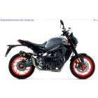 Arrow 71932PKN terminale Works nichrom "Dark" fondello carby Yamaha MT-09 dal 2021