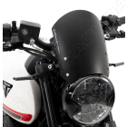 Barracuda TR6300-21N cupolino classic in alluminio nero per moto Triumph Trident 660