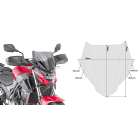 Givi 1176A cupolino fumè per moto Honda CB500F dal 2019