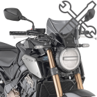 Givi A1173A attacchi per montare il cupolino fumè 1173S per moto Honda CB650R dal 2019 e dal 2021.