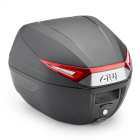 Givi C30 bauletto monolock dal 30 litri con catadiottri rossi C30N