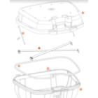 Kappa Z2170NR elastico interno bauletto Kappa KGR52 e KGR52N