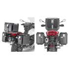 Givi PLOR8203CAM porta valigie laterali per valigie in alluminio Trekker Outback su Moto Guzzi V85 TT