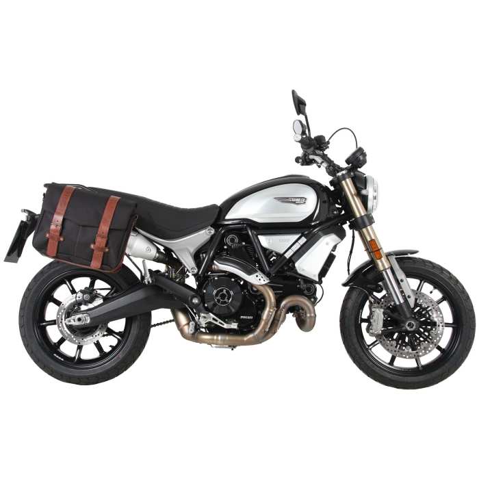 Hepco & Becker borsa moto laterale Legacy L nera per telai C-BOW 6451976 00  01 L