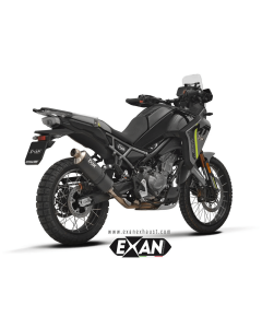 EXAN XCF01-00-ORC terminale OV-Rally in carbonio per CFMoto 450MT.