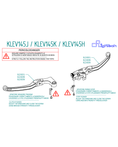 Lightech KLEV145K kit leve freno e frizione magnesio e alluminio per MT-09 dal 2024.