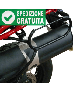 Moto Guzzi V85TT telaietti porta borse laterali made in Italy.