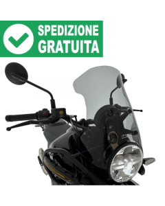 WRS RE002F cupolino Touring fumè per Royal Enfield Himalayan 450.