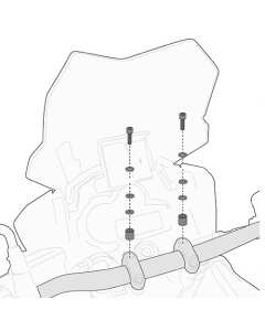 Kappa 03SKITK Kit viteria specifico per montare lo Smart Bar KS900A