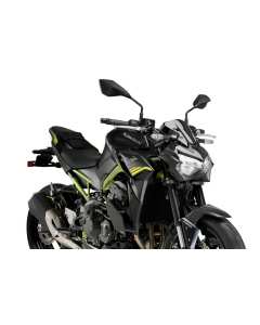 Puig 20284N spoiler downforce neri per moto Kawasaki Z900 dal 2020