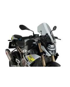 Puig 20888H cupolino Touring fumè chiaro per Bmw S1000R dal 2021 senza supporti OEM