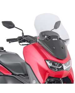 Givi 2153DT cupolino alto trasparente per scooter Yamaha N-MAX 125 e 155 dal 2021