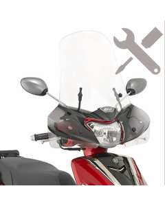 Givi A2134A kit di attacchi per montare il parabrezza 308A su Yamaha D'elight 125