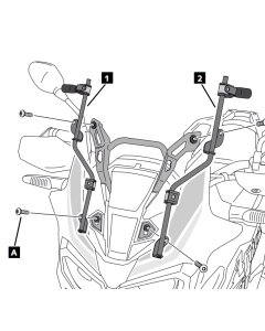 Puig 3493N sistema di regolazione manuale M.E.M. moto CRF 1100 L Africa Twin