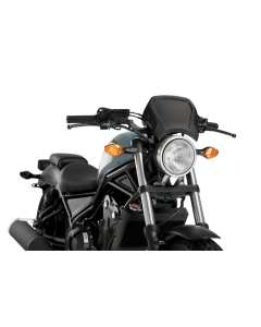 Puig 3701N cupolino in alluminio di colore nero motoHonda CMX 500 Rebel