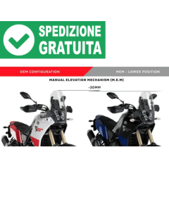 Puig 3732N M.E.M. sistema di regolazione in altezza del cupolino Yamaha Tenerè 700.