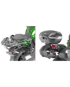 Givi 4123FZ attacco bauletto moto Kawasaki Ninja H2 SX dal 2018