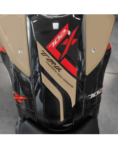 Adesivo paraserbatoio beige per Benelli TRK 702X 2024.