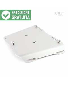 Unit Garage AL5_ piastra bauletto in aluminio di colore silver