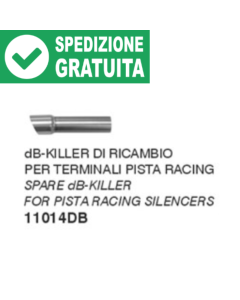 Arrow 11014DB dB Killer di ricambio per terminali Pista Racing.