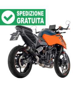 Arrow 71972PRN terminale Pro Race nichrom Dark per KTM Duke 125 dal 2024.