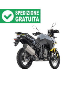 Terminale Arrow 72511SK Sonora in titanio con fondello carby per la moto Suzuki V-Strom 800DE dal 2023.