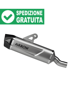 Arrow 72650PK terminale Indy Race Titanium per QJMotor SRT800.