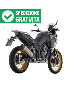 Arrow 72656PK Indy Race Evo Titanium con fondello carby per Kove 800X.