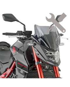 Givi A1200A attacchi per montare il cupolino 2166A sulla moto Honda CB750 Hornet dal 2023.