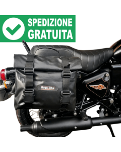 Bags & Bike borse laterali Amiata per Royal Enfield Bullet 350.