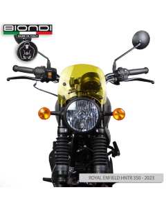 Biondi 8010429 cupolino Caffè giallo trasparente per Royal Enfield HNTR 350 Hunter