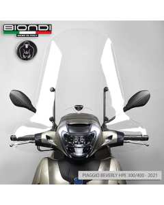 Biondi 8071298 parabrezza Linea Z per Piaggio Beverly 300/400 HPE/HPE S dal 2021.