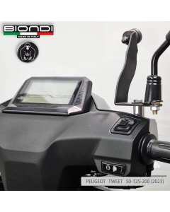 Biondi 8500475 kit di attacchi per parabrezza Z su Peugeot Tweet FL 50, 125 e 200 dal 2023.