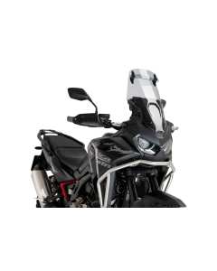 Puig 21739H cupolino touring fumè chiaro con spoiler superiore per Honda CRF1100L dal 2024.