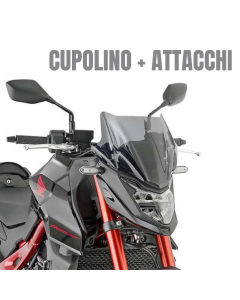 Cupolino Givi 2166A e attacchi A2166A per Honda CB750 Hornet.