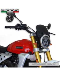 Biondi 8010400 cupolino Sport nero satinato opaco per Fantic Caballero