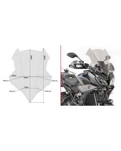 Givi D2139S cupolino fumè moto Yamaha Tracer 900 e 900GT 