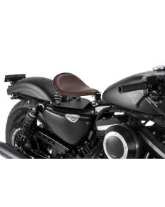 Custom Acces SIC001N sella Old School nera per Harley Davison Sporster 883.