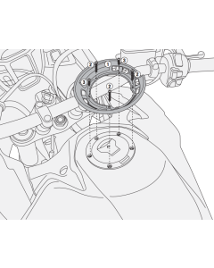 Givi BF25 flangia Honda Africa Twin CRF1000 L