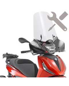 Givi A5616A kit di attacchi parabrezza 5616A per scooter Piaggio Beverly 300 HPE dal 2021