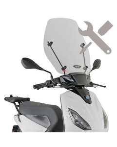 Givi A5618A kit di attacchi per parabrezza D1181ST su Piaggio 1