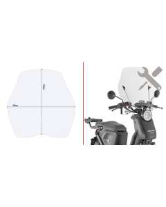 Givi A8964A attacchi parabrezza D1155ST per lo scooter NIU UQI GT dal 2021