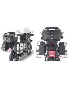 Givi PL9251 telaietti porta valigie laterali per la moto Voge Valico 500DS