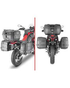 Givi PLO6710MK telaietti porta valigie laterali monokey per Aprilia Tuareg 660 