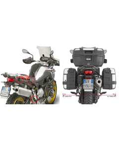 givi PLR5127 Bmw F750GS F850GS telaietti valigie laterali monokey