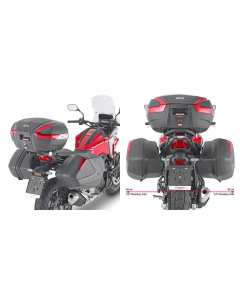 Givi PLX1192 telaietti porta valigie laterali V37 e V35 moto Honda NC 750 X dal 2021